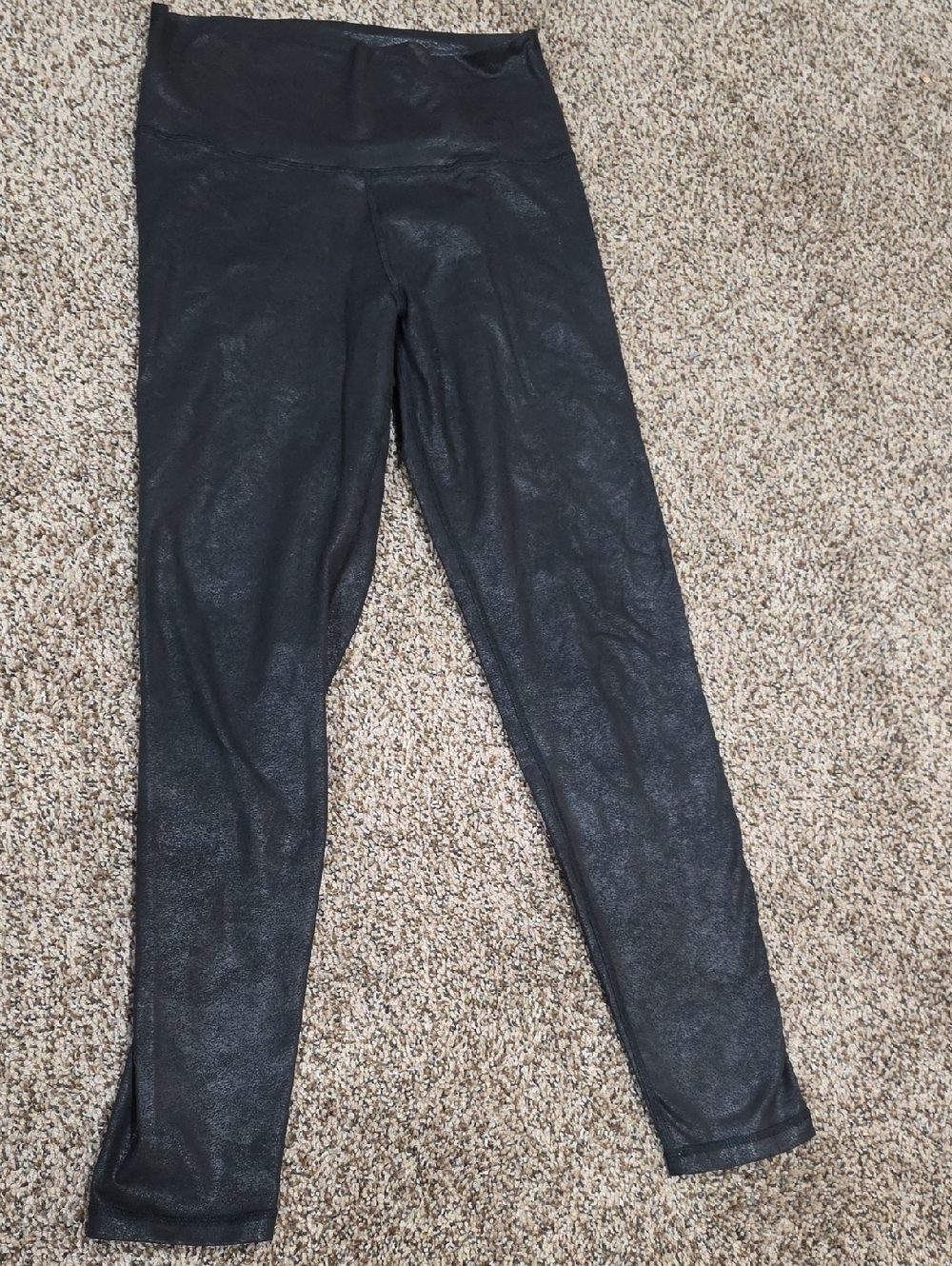aerie Black High-Rise Shimmer Leggings